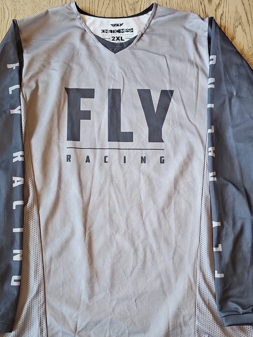 Men's Grey Mesh Dirtbike Jersey